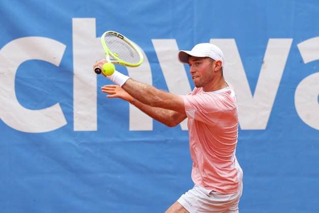 Jeremy Schifris (GER), ATP, Tennis Herren Challenger Schwaben Open, Herren, Tennis, Qualifikationsrunde, 17.08.2025 Augsburg Bayern Deutschland