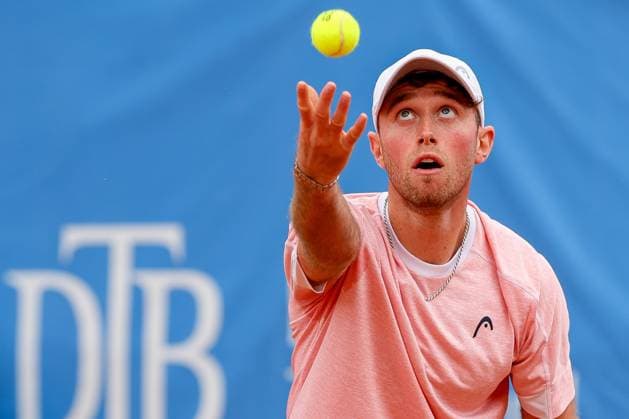 Jeremy Schifris (GER), ATP, Tennis Herren Challenger Schwaben Open, Herren, Tennis, Qualifikationsrunde, 17.08.2025 Augsburg Bayern Deutschland