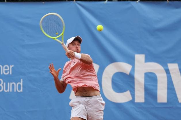 Jeremy Schifris (GER), ATP, Tennis Herren Challenger Schwaben Open, Herren, Tennis, Qualifikationsrunde, 17.08.2025 Augsburg Bayern Deutschland