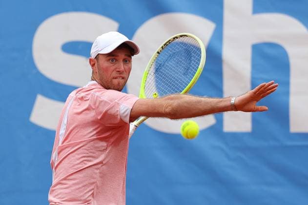 Jeremy Schifris (GER), ATP, Tennis Herren Challenger Schwaben Open, Herren, Tennis, Qualifikationsrunde, 17.08.2025 Augsburg Bayern Deutschland