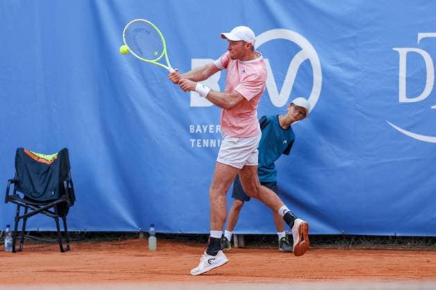 Jeremy Schifris (GER), ATP, Tennis Herren Challenger Schwaben Open, Herren, Tennis, Qualifikationsrunde, 17.08.2025 Augsburg Bayern Deutschland