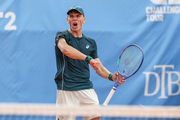 Winner, Nikolai Barsukov (GER), ATP, Tennis Herren Challenger Schwaben Open, Herren, Tennis, Qualifikationsrunde, 17.08.2025 Augsburg Bayern Deutschland