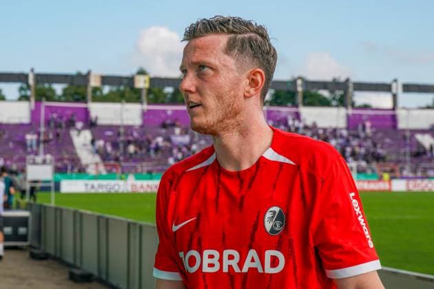 Deutschland: Fussball Bundesliga - SC Freiburg - Freiburgs Michael Gregoritsch (Archiv) *** Germany Bundesliga SC Freiburg Freiburgs Michael Gregoritsch Archive Copyright: xJOERANxSTEINSIEKx