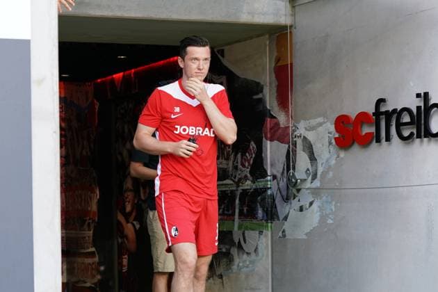 Deutschland: Fussball Bundesliga - SC Freiburg - Freiburgs Michael Gregoritsch (Archiv) *** Germany Bundesliga SC Freiburg Freiburgs Michael Gregoritsch Archive Copyright: xJOERANxSTEINSIEKx