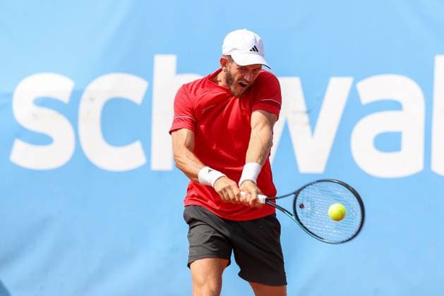Maik Steiner (GER), ATP, Tennis Herren Challenger Schwaben Open, Herren, Tennis, Qualifikationsrunde, 17.08.2025 Augsburg Bayern Deutschland
