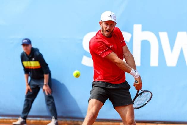 Maik Steiner (GER), ATP, Tennis Herren Challenger Schwaben Open, Herren, Tennis, Qualifikationsrunde, 17.08.2025 Augsburg Bayern Deutschland