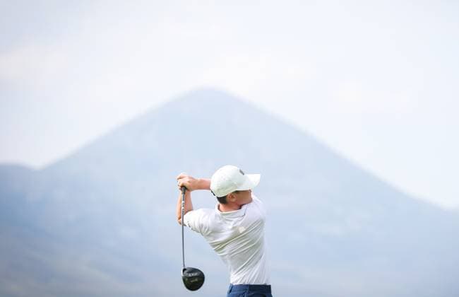 REPRO FREE *PRESS RELEASE NO REPRODUCTION FEE* EDITORIAL USE ONLY AIG Irish Men s Amateur Close Championships, Westport, Mayo 17 8 2025 Benjamin Oberholzer Benjamin Oberholzer 17 8 2025  Copyright: x INPHO TomxMaherx TEK_5425