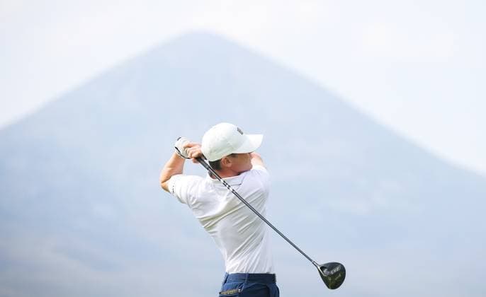 REPRO FREE *PRESS RELEASE NO REPRODUCTION FEE* EDITORIAL USE ONLY AIG Irish Men s Amateur Close Championships, Westport, Mayo 17 8 2025 Benjamin Oberholzer Benjamin Oberholzer 17 8 2025  Copyright: x INPHO TomxMaherx TEK_5430