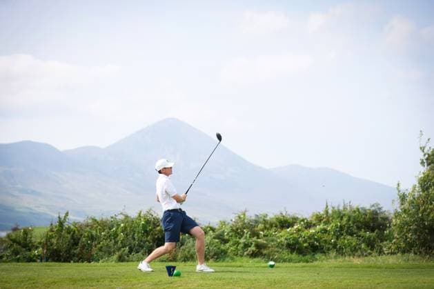 REPRO FREE *PRESS RELEASE NO REPRODUCTION FEE* EDITORIAL USE ONLY AIG Irish Men s Amateur Close Championships, Westport, Mayo 17 8 2025 Benjamin Oberholzer Benjamin Oberholzer 17 8 2025  Copyright: x INPHO TomxMaherx TEK_5453