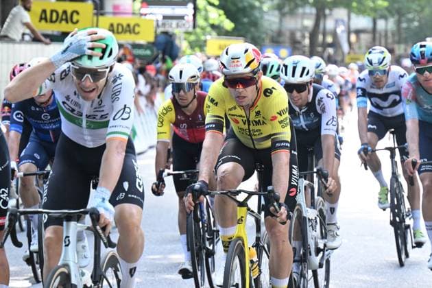 17-08-2025 Classica Di Amburgo; 2025, Q36.5; 2025, Visma - Lease A Bike; Townsend, Rory; Van Aert, Wout; Amburgo; 