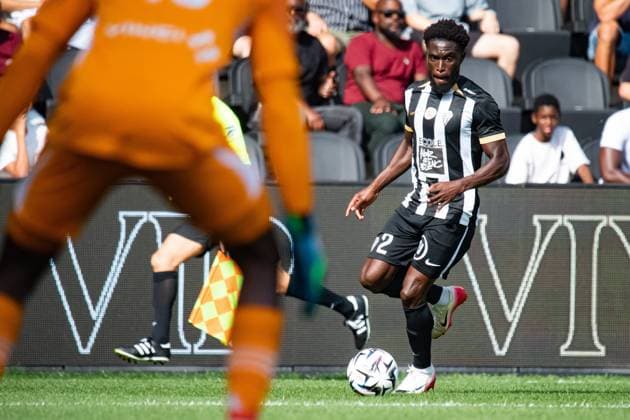 FOOTBALL : SCO Angers vs Paris FC - Ligue 1 - JournÃ e 1 - 17 08 2025 Caelens Arcus (ANGERS SCO) AngersFrance  Copyright: xBaptistexAutissierx
