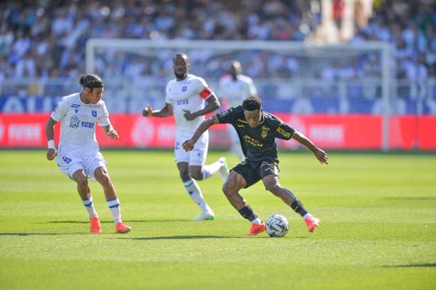 FOOTBALL: AJ Auxerre vs FC Lorient - Ligue 1 - 17 08 2025 Action during the Ligue 1 match between AJ AUXERRE and FC LORIENT on August 17th 2025, in Auxerre, France France  Copyright: xCYRILxLESTAGEx