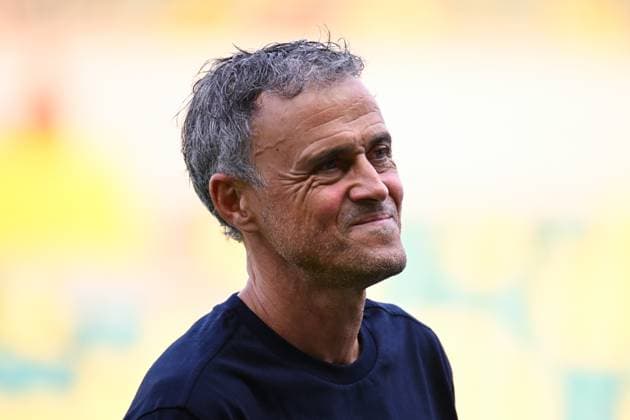FOOTBALL : Nantes vs PSG - Ligue 1 - 17 08 2025 Luis Enrique Martinez ( coach PSG ) during the Ligue 1match between FC Nantes and Paris Saint Germain at Stade de la Beaujoire on August 17, 2025 in Nantes, France. ( Photo by Dante Badano PsnewZ ) - NantesFrance  Copyright: xDantexBadanox
