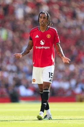 Football - Premier League - Manchester United, ManU v Arsenal 17th August 2025 - Premier League - Manchester United v Arsenal - Leny Yoro of Manchester United - Photo: Simon Stacpoole Offside. Manchester UK Copyright: xSimonxStacpoolexOffside
