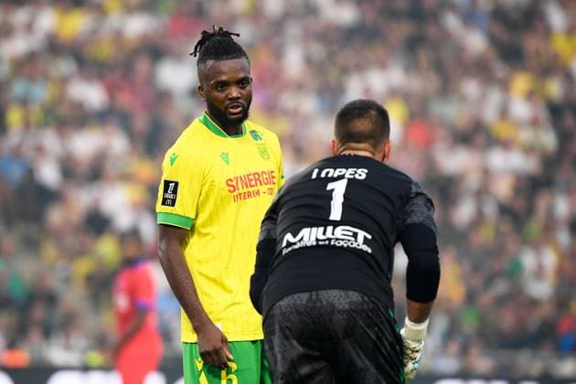FC Nantes v Paris Saint-Germain FC - Ligue 1 McDonald s 2025 2026 06 Chidozie AWAZIEM (fcn) during the Ligue 1 McDonald s match between FC Nantes and Paris Saint-Germain FC at Stade de la Beaujoire on August 17, 2025 in Nantes, France. Nantes France  Copyright: xFEPx 776348097