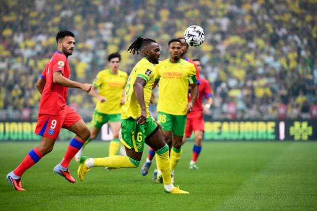 FC Nantes v Paris Saint-Germain FC - Ligue 1 McDonald s 2025 2026 06 Chidozie AWAZIEM (fcn) during the Ligue 1 McDonald s match between FC Nantes and Paris Saint-Germain FC at Stade de la Beaujoire on August 17, 2025 in Nantes, France. Nantes France  Copyright: xFEPx 776348097