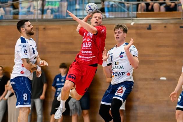 Bietigheim: HBL - 25 26 - DHB-Pokal - SG BBM Bietigheim - VfL Potsdam Till Hermann (Bietighiem) Bietigheim-Bissingen Halle am Viadukt Baden-Württemberg Deutschland