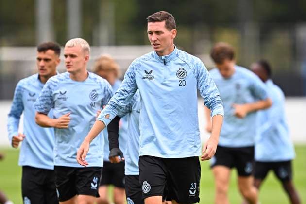 Rangers FC v Club Brugge - UEFA Champions League Media Activities 18 08 2025 WESTKAPELLE, BELGIUM - AUGUST 18 : Vanaken Hans midfielder of Club Brugge pictured during a training session ahead of the UEFA Champions League 2025 26 play-off round first leg between Rangers FC and Club Brugge on August 18, 2025 in Westkapelle, Belgium, 18 08 2025 Westkapelle Belgium  Copyright: xTomasxSiskx