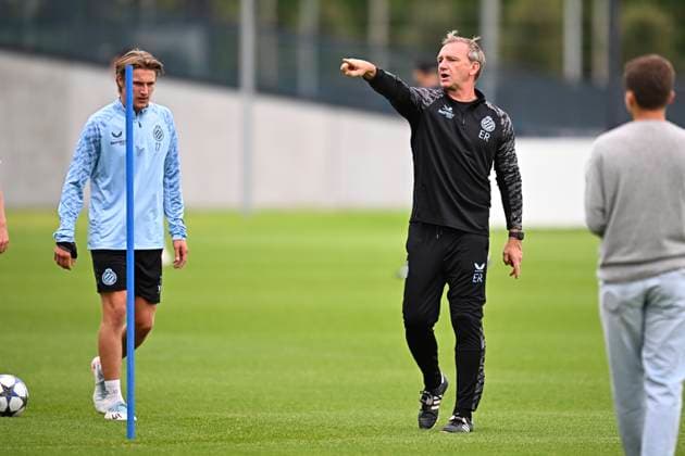 Rangers FC v Club Brugge - UEFA Champions League Media Activities 18 08 2025 WESTKAPELLE, BELGIUM - AUGUST 18 : Rob Eddie physical trainer of Club Brugge pictured during a training session ahead of the UEFA Champions League 2025 26 play-off round first leg between Rangers FC and Club Brugge on August 18, 2025 in Westkapelle, Belgium, 18 08 2025 Westkapelle Belgium  Copyright: xTomasxSiskx