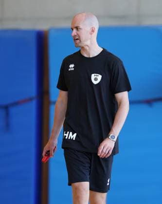 BAU 18.08.2025 Ludwigsburg Volleyball Barock Volleys MTV Ludwigsburg Training, Trainer Hasse Mattila