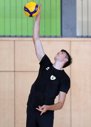 BAU 18.08.2025 Ludwigsburg Volleyball Barock Volleys MTV Ludwigsburg Training, Neuzugang Jan Huber