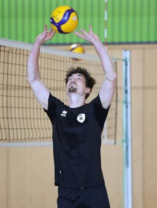 BAU 18.08.2025 Ludwigsburg Volleyball Barock Volleys MTV Ludwigsburg Training, Tim Köpfli