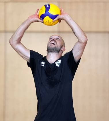 BAU 18.08.2025 Ludwigsburg Volleyball Barock Volleys MTV Ludwigsburg Training, Pascal Winter