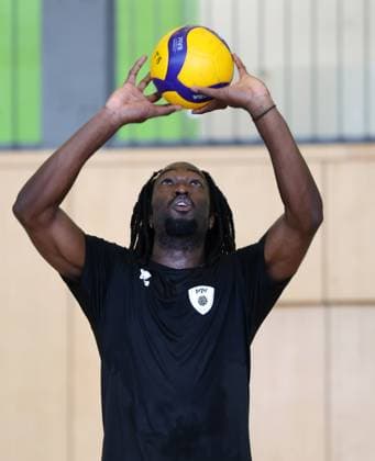 BAU 18.08.2025 Ludwigsburg Volleyball Barock Volleys MTV Ludwigsburg Training, Neuzugang Nyherowo Omene