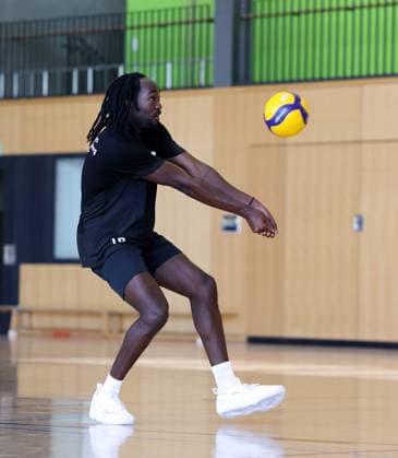 BAU 18.08.2025 Ludwigsburg Volleyball Barock Volleys MTV Ludwigsburg Training, Neuzugang Nyherowo Omene