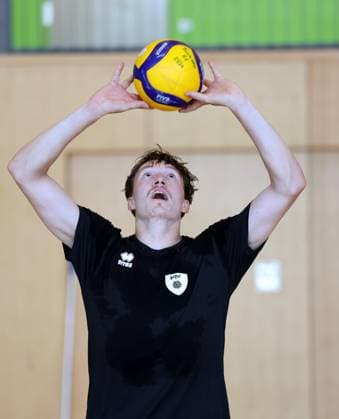 BAU 18.08.2025 Ludwigsburg Volleyball Barock Volleys MTV Ludwigsburg Training, Darius Diefenbach