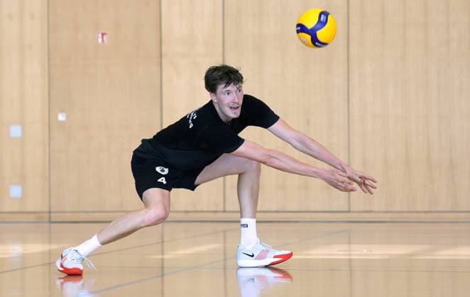 BAU 18.08.2025 Ludwigsburg Volleyball Barock Volleys MTV Ludwigsburg Training, Darius Diefenbach