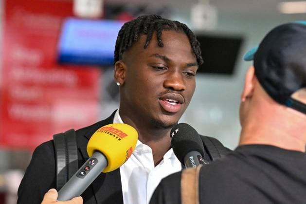 SOCCER - UEFA CL, Bodo vs Sturm FELDKIRCHEN,AUSTRIA,19.AUG.25 - SOCCER - UEFA Champions League, play off, FK Bodo Glimt vs SK Sturm Graz, preview, departure Sturm. Image shows Seedy Jatta (Sturm).  GEPAxpictures xAvnixRetkoceri