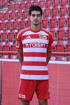Diogo Leite ; 1.FC Union Berlin FCU Fußball 1.BL Bundesliga Porträttermin Saison 2025 2026 Headshot, Porträt, Portrait, Vorstellung, Präsentation, Pressetermin, GER 19.08.25