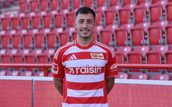 Josip Juranovic; 1.FC Union Berlin FCU Fußball 1.BL Bundesliga Porträttermin Saison 2025 2026 Headshot, Porträt, Portrait, Vorstellung, Präsentation, Pressetermin, GER 19.08.25