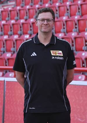 Adrian Wittmann Analyst ; 1.FC Union Berlin FCU Fußball 1.BL Bundesliga Porträttermin Saison 2025 2026 Headshot, Porträt, Portrait, Vorstellung, Präsentation, Pressetermin, GER 19.08.25