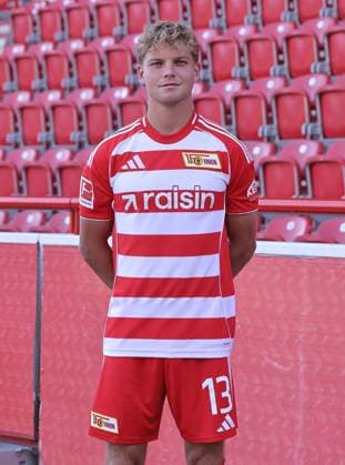 Andras Schäfer; 1.FC Union Berlin FCU Fußball 1.BL Bundesliga Porträttermin Saison 2025 2026 Headshot, Porträt, Portrait, Vorstellung, Präsentation, Pressetermin, GER 19.08.25