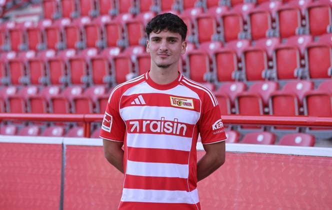 David Preu; 1.FC Union Berlin FCU Fußball 1.BL Bundesliga Porträttermin Saison 2025 2026 Headshot, Porträt, Portrait, Vorstellung, Präsentation, Pressetermin, GER 19.08.25
