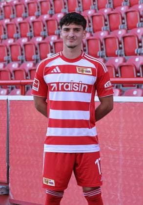 David Preu; 1.FC Union Berlin FCU Fußball 1.BL Bundesliga Porträttermin Saison 2025 2026 Headshot, Porträt, Portrait, Vorstellung, Präsentation, Pressetermin, GER 19.08.25