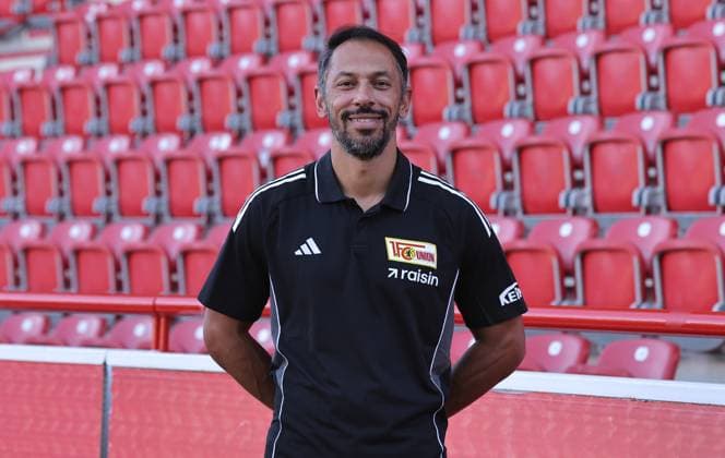 Co Trainer Danilo de Souza; 1.FC Union Berlin FCU Fußball 1.BL Bundesliga Porträttermin Saison 2025 2026 Headshot, Porträt, Portrait, Vorstellung, Präsentation, Pressetermin, GER 19.08.25