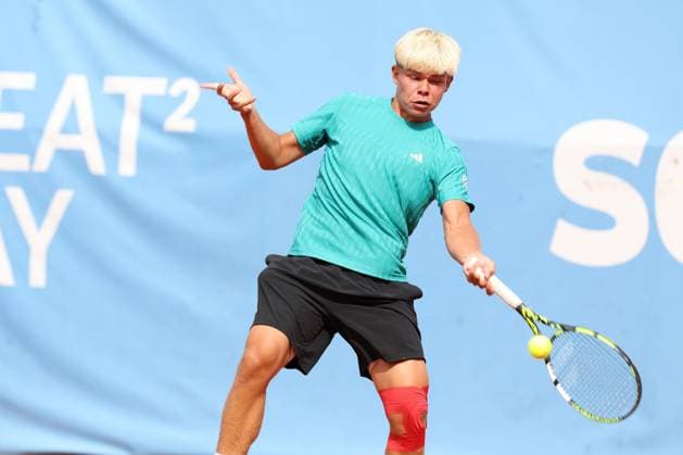 Diego Dedura (GER), ATP, Tennis Herren Challenger Schwaben Open, Herren, Achtelfinale, Tennis, 20.08.2025 Augsburg Bayern Deutschland