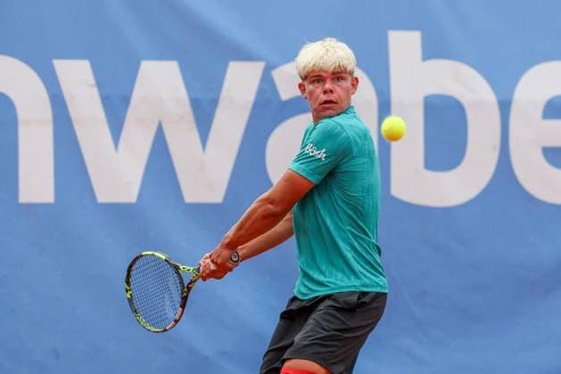 Diego Dedura (GER), ATP, Tennis Herren Challenger Schwaben Open, Herren, Achtelfinale, Tennis, 20.08.2025 Augsburg Bayern Deutschland
