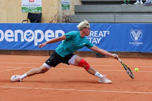 Diego Dedura (GER), ATP, Tennis Herren Challenger Schwaben Open, Herren, Achtelfinale, Tennis, 20.08.2025 Augsburg Bayern Deutschland