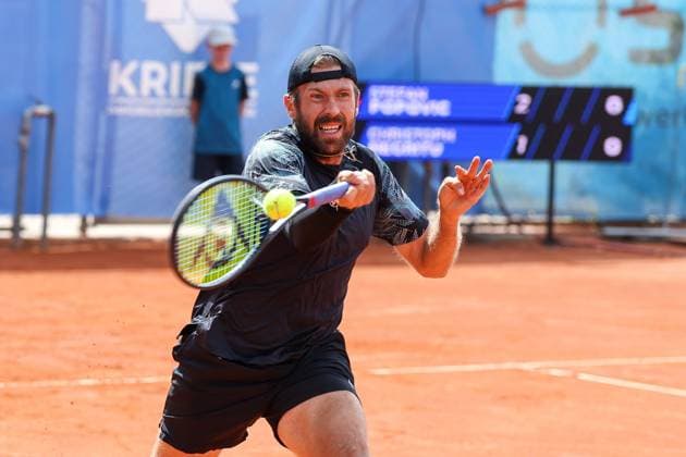 Christoph Negritu (GER), ATP, Tennis Herren Challenger Schwaben Open, Herren, Achtelfinale, Tennis, 20.08.2025 Augsburg Bayern Deutschland
