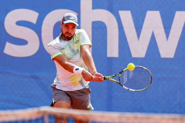 Stefan Popovic (SRB), ATP, Tennis Herren Challenger Schwaben Open, Herren, Achtelfinale, Tennis, 20.08.2025 Augsburg Bayern Deutschland