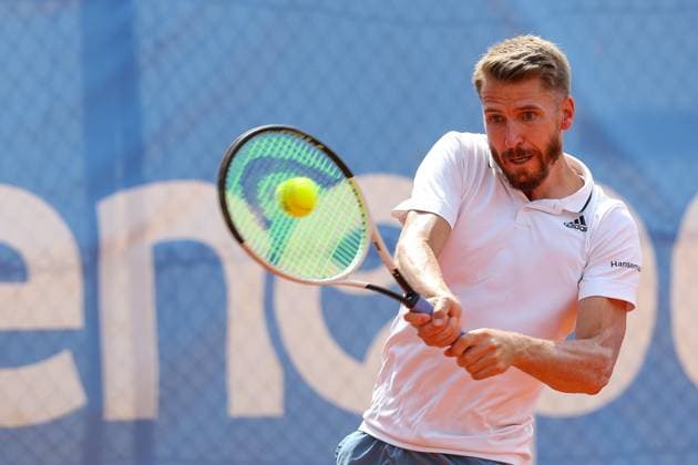 Cedrik-Marcel Stebe (GER), ATP, Tennis Herren Challenger Schwaben Open, Herren, Achtelfinale, Tennis, 20.08.2025 Augsburg Bayern Deutschland