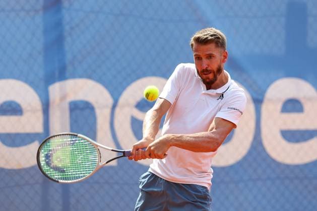 Cedrik-Marcel Stebe (GER), ATP, Tennis Herren Challenger Schwaben Open, Herren, Achtelfinale, Tennis, 20.08.2025 Augsburg Bayern Deutschland