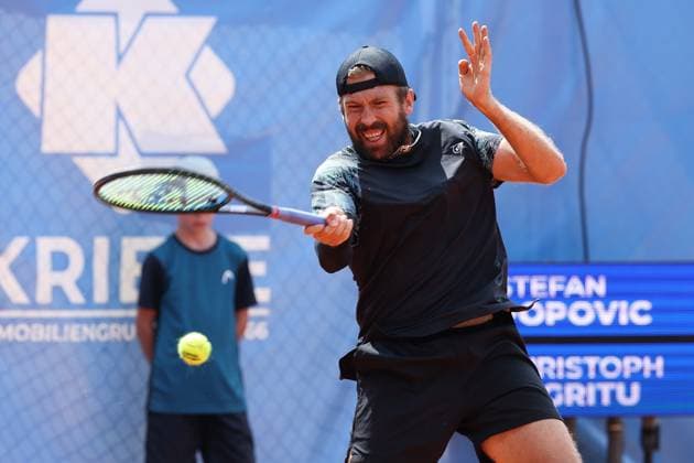 Christoph Negritu (GER), ATP, Tennis Herren Challenger Schwaben Open, Herren, Achtelfinale, Tennis, 20.08.2025 Augsburg Bayern Deutschland