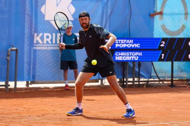 Christoph Negritu (GER), ATP, Tennis Herren Challenger Schwaben Open, Herren, Achtelfinale, Tennis, 20.08.2025 Augsburg Bayern Deutschland