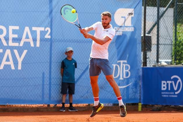 Cedrik-Marcel Stebe (GER), ATP, Tennis Herren Challenger Schwaben Open, Herren, Achtelfinale, Tennis, 20.08.2025 Augsburg Bayern Deutschland
