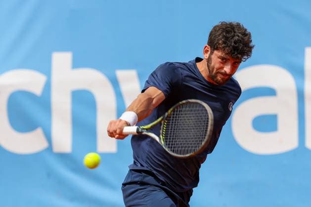 Buvaysar Gadamauri (BEL), ATP, Tennis Herren Challenger Schwaben Open, Herren, Achtelfinale, Tennis, 20.08.2025 Augsburg Bayern Deutschland